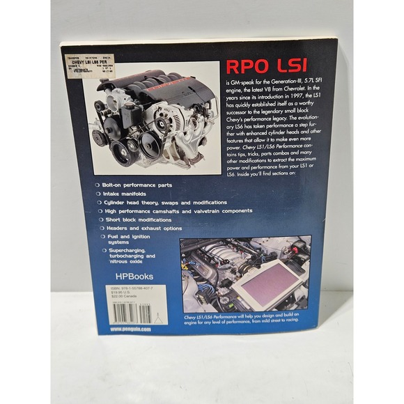 Chevy LS1 LS6 Performance High Performance Modifications for Street and Racing - Picture 2 of 4